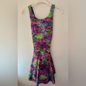 Lululemon Court Crush Dress Vivid Floral Tone Multi print